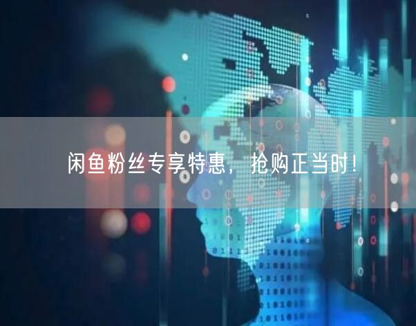 闲鱼粉丝专享特惠，抢购正当时！