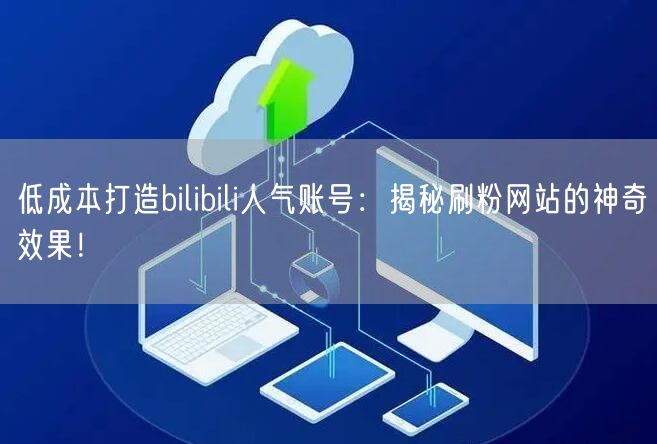 低成本打造bilibili人气账号：揭秘刷粉网站的神奇效果！