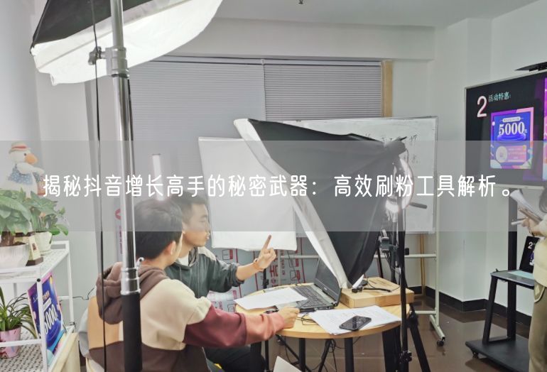 揭秘抖音增长高手的秘密武器：高效刷粉工具解析。